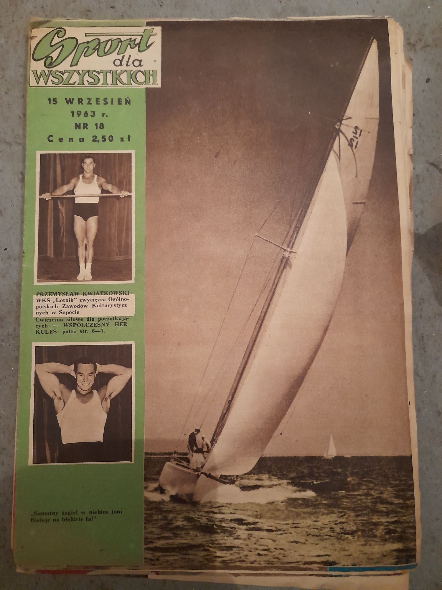 Czasopismo Sport dla wszystkich 1960-65 ponad 100 szt.