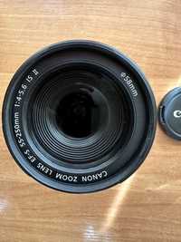 Продам об'єктив Canon efs 55-250mm, 1.1m/3.6ft macro