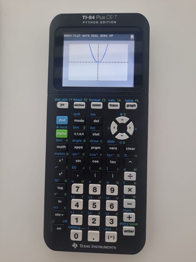 Calculadora Texas Gráfica TI-84 Plus CE-T Python Edition