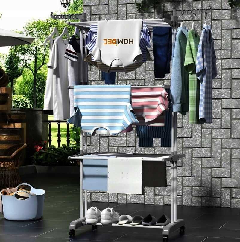 SUSZARKA NA PRANIE Stojąca XXL Do Ubrań Wieszak |  WYPRZEDAŻ -20%