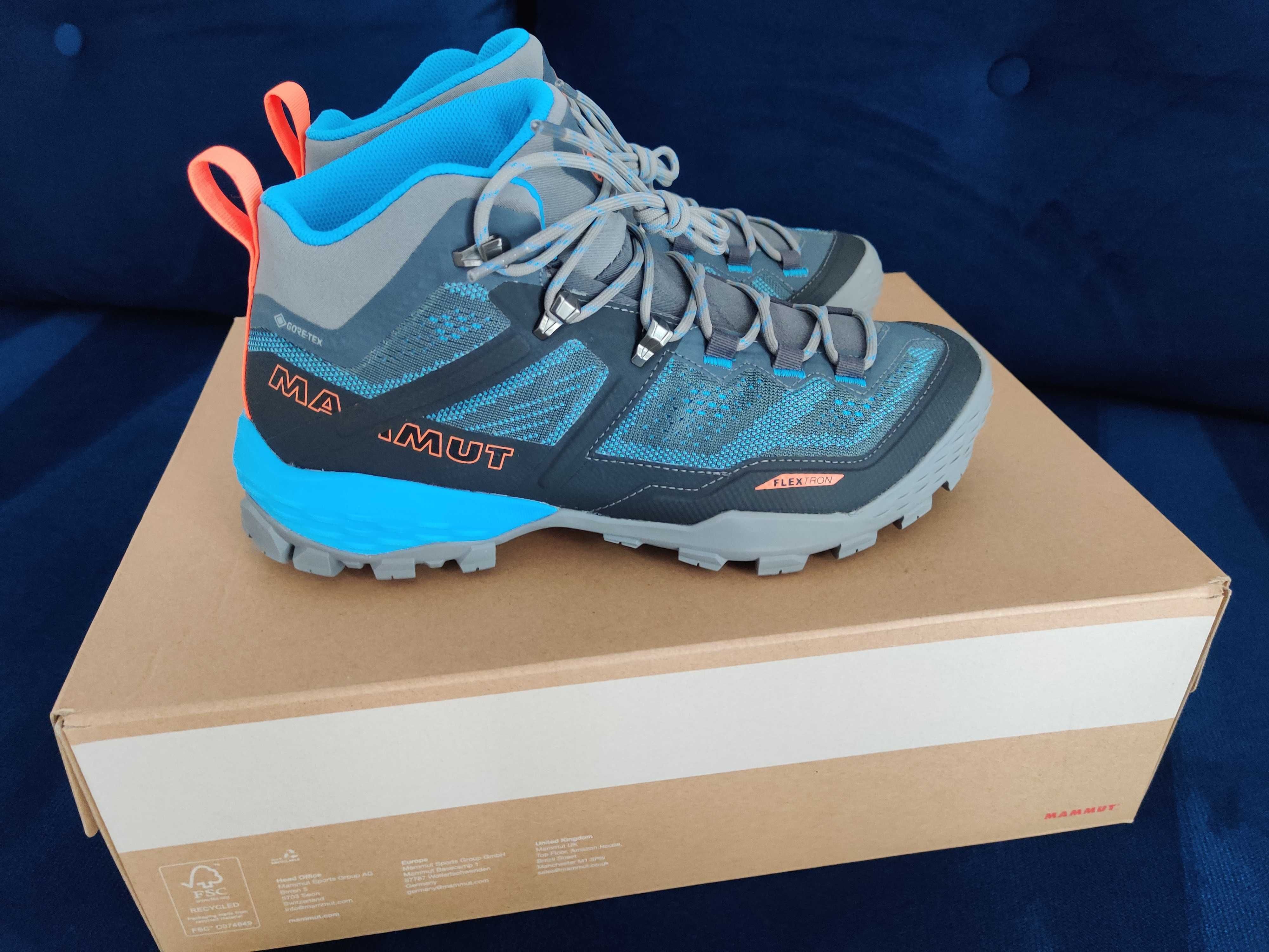 Mammut 40 25cm Ducan Mid GTX Nowe Oryginalne Gore-tex