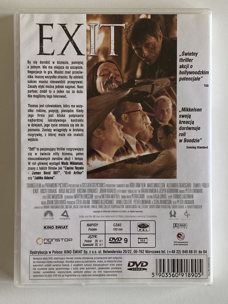 Exit filmy DVD płyty dvd dvd film film dvd