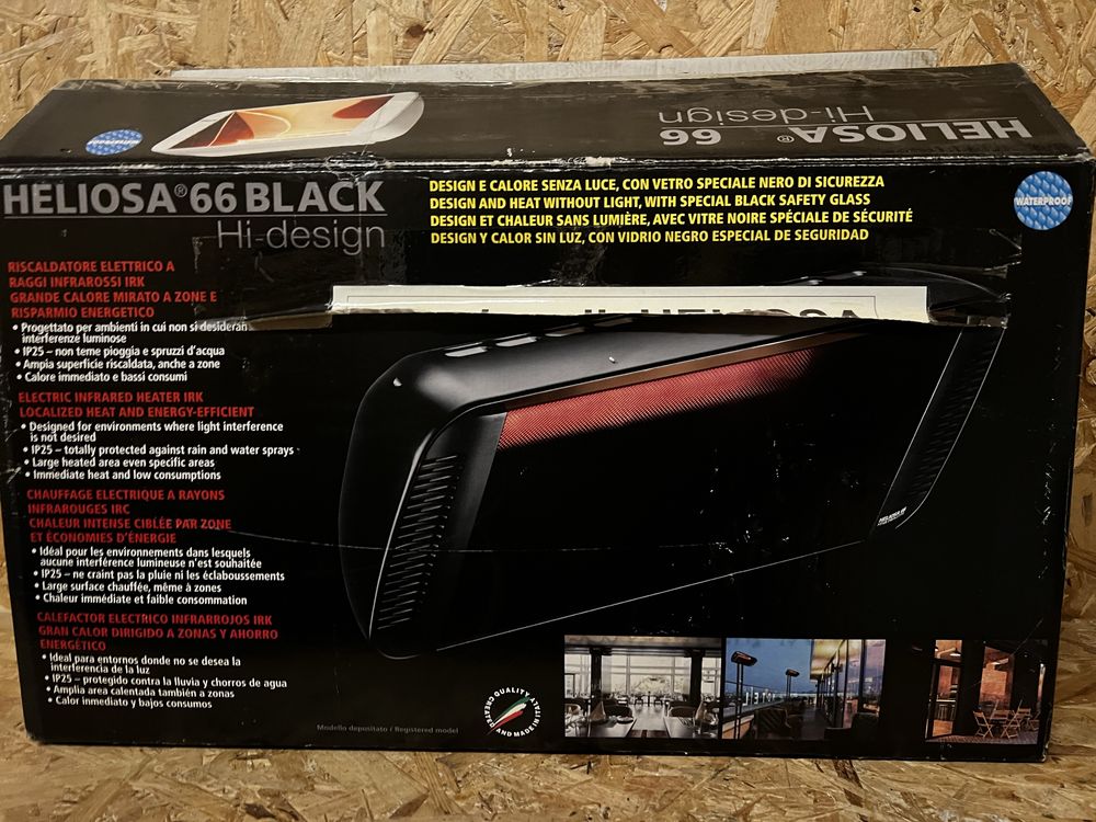 Promiennik Heliosa 66 black