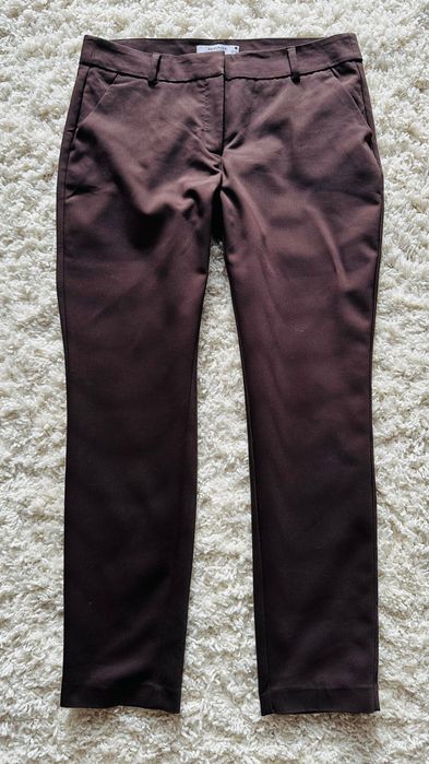 Reserved czekoladowe spodnie 40 L