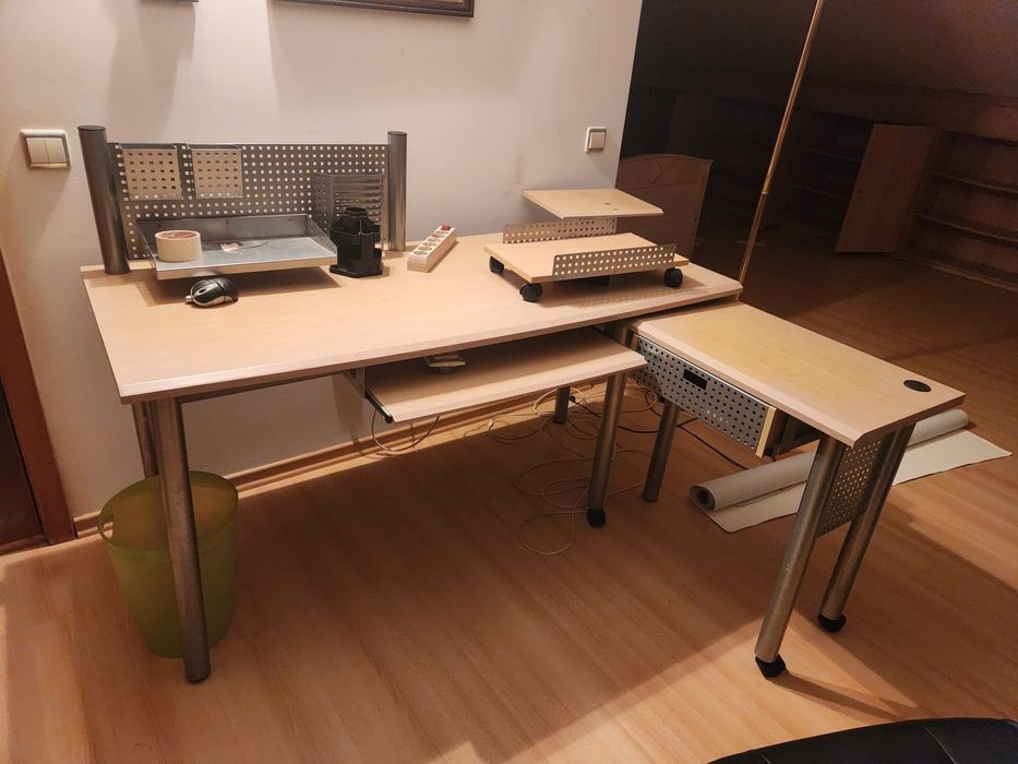 Secretaria em L c/ gaveta