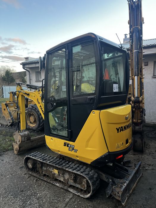 Wynajem minikoparki Yanmar, koparko-ładowarki, wiertnica, transport