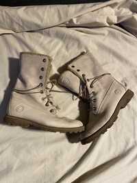 Buty Timberland skorzane wysokie na kozuchu rozmiar 32,5