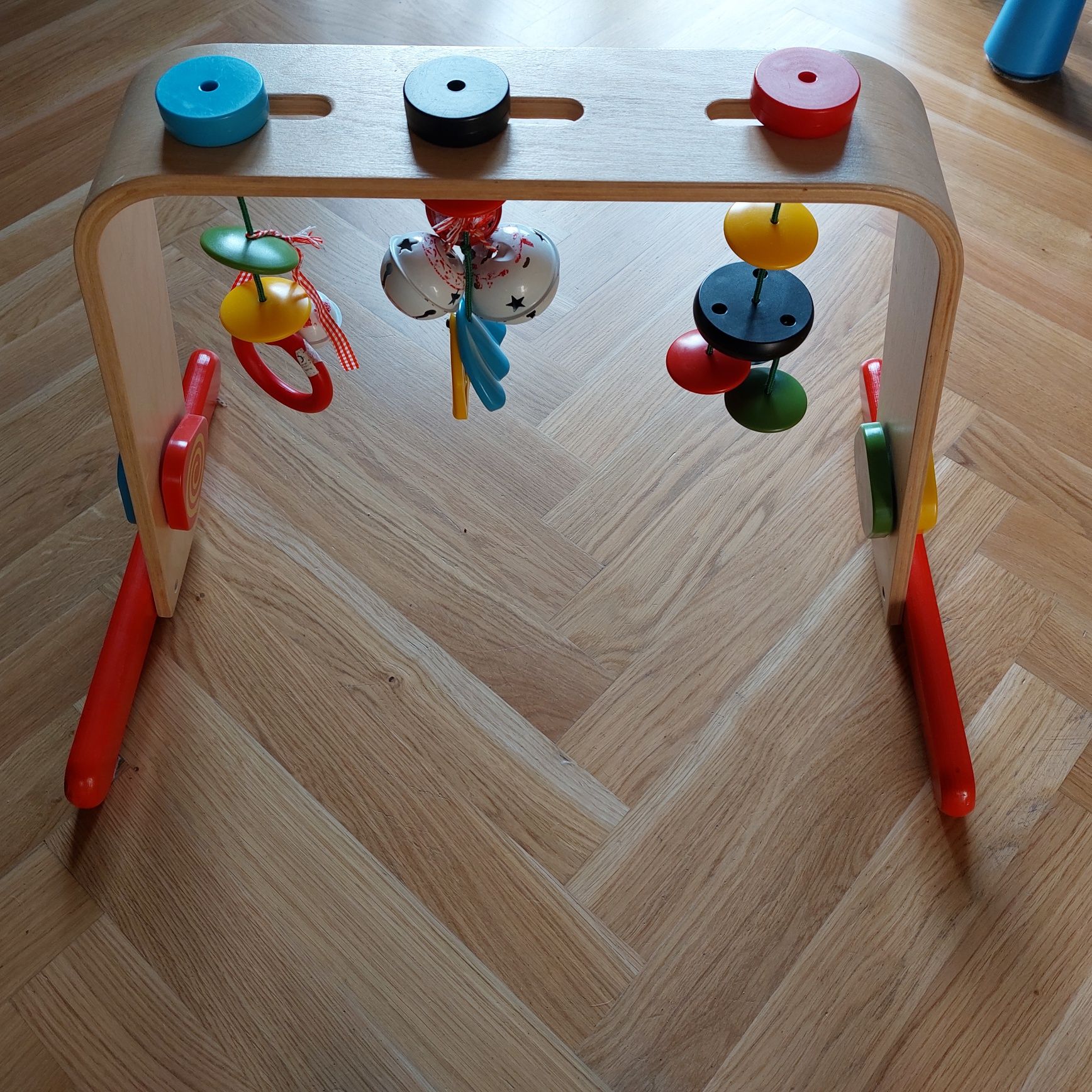 Ikea Leka stojak z zabawkami drewniany