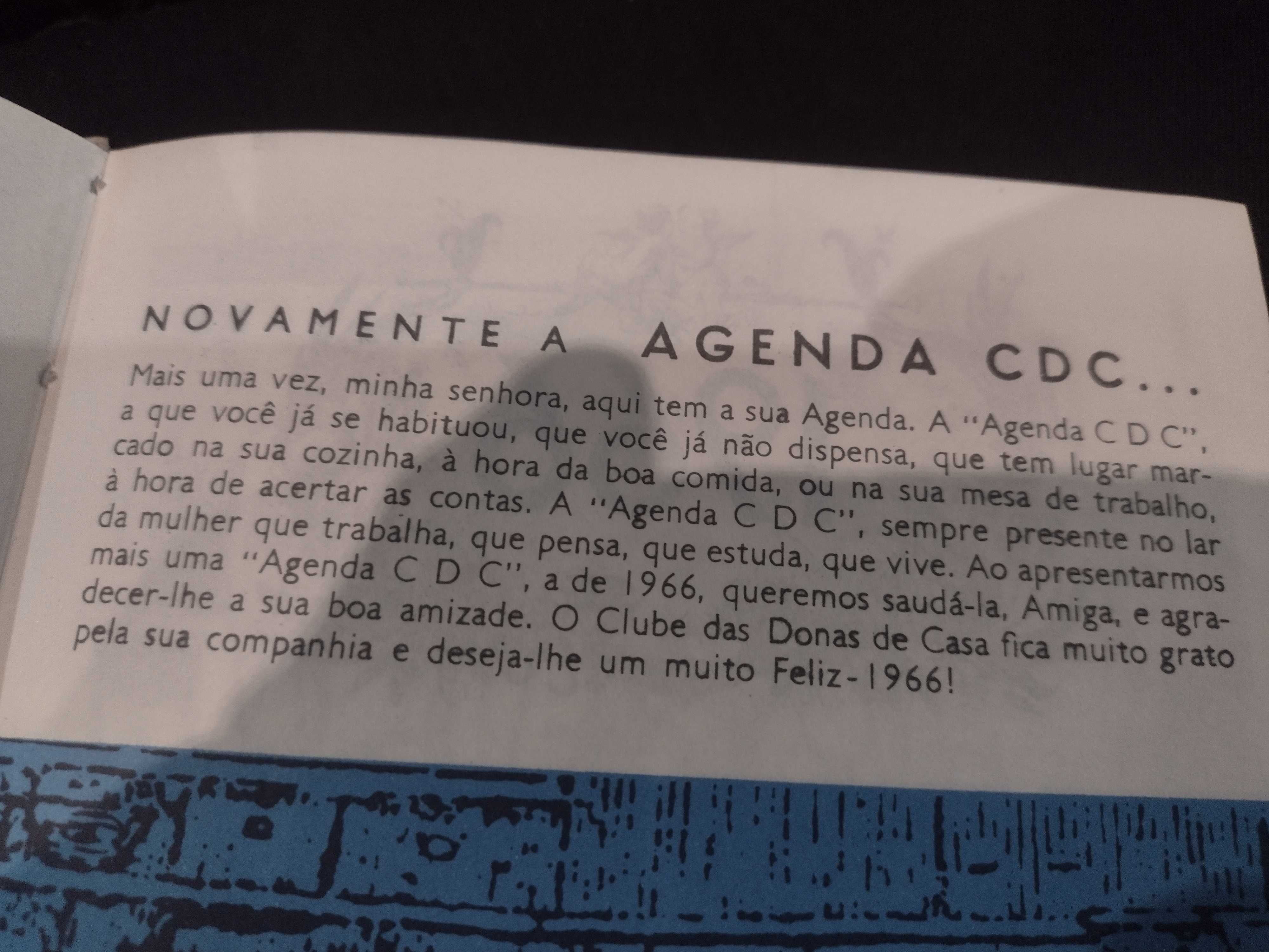 Agenda das Donas de Casa 1966