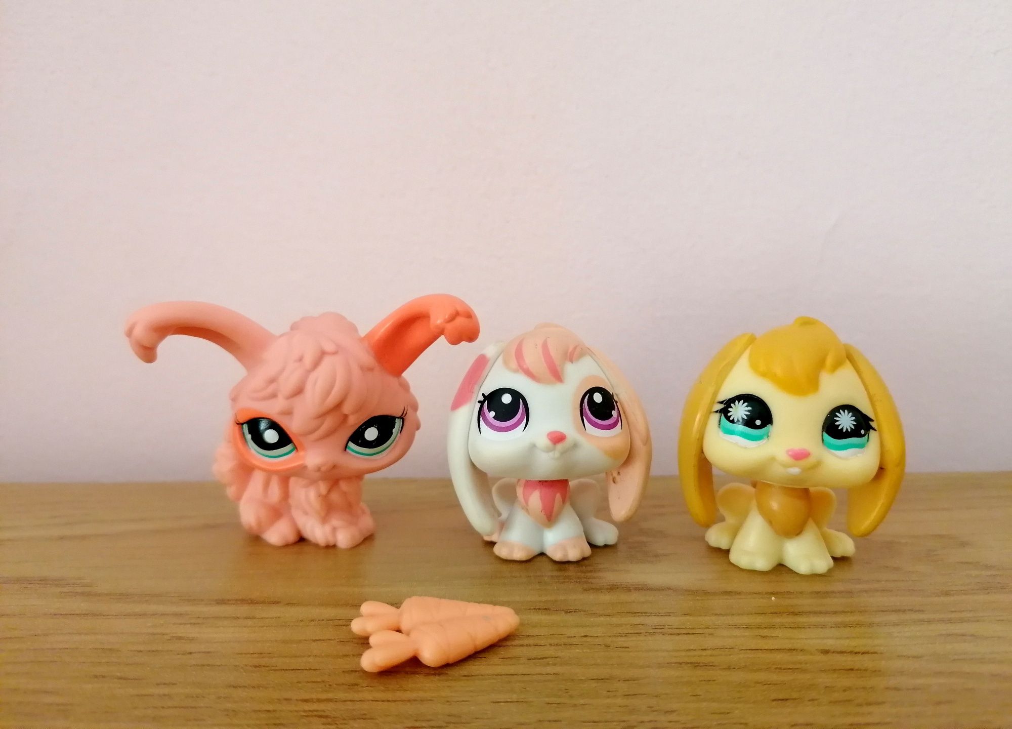 Littlest pet shop lps trzy króliki