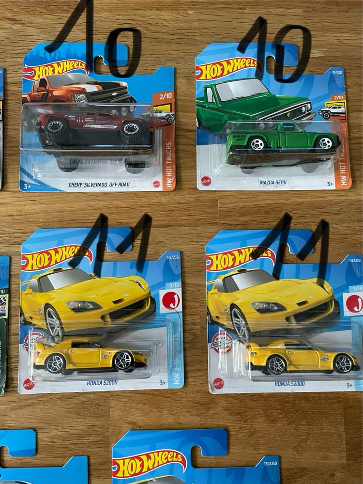 Hot Wheels Ford Mazda Honda Audi, nowe