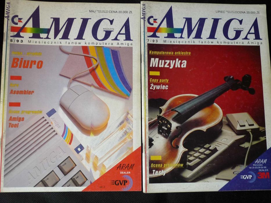 Czasopismo Amiga 1993 (10 sztuk)