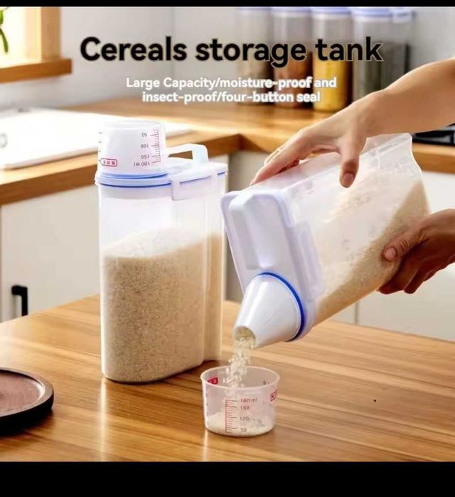 Pojemnik na zboża – duża pojemność, szczelne zamknięcie