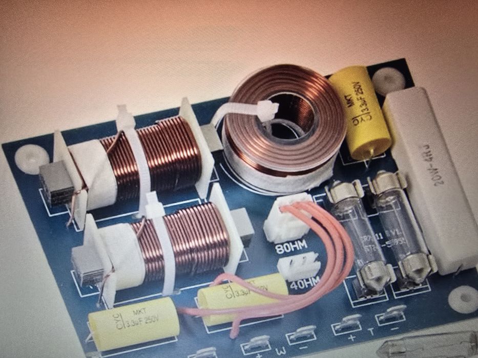 Crossover para colunas HiFi e automovel de duas vias NOVO par