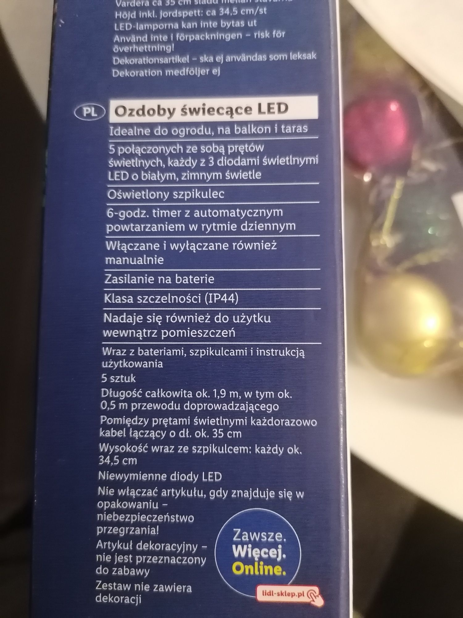 Nowe lampki świąteczne