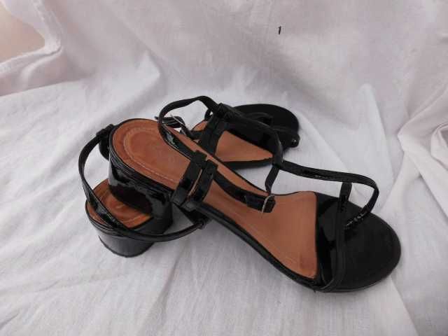 Kazar skórzane sandały- japonki 39