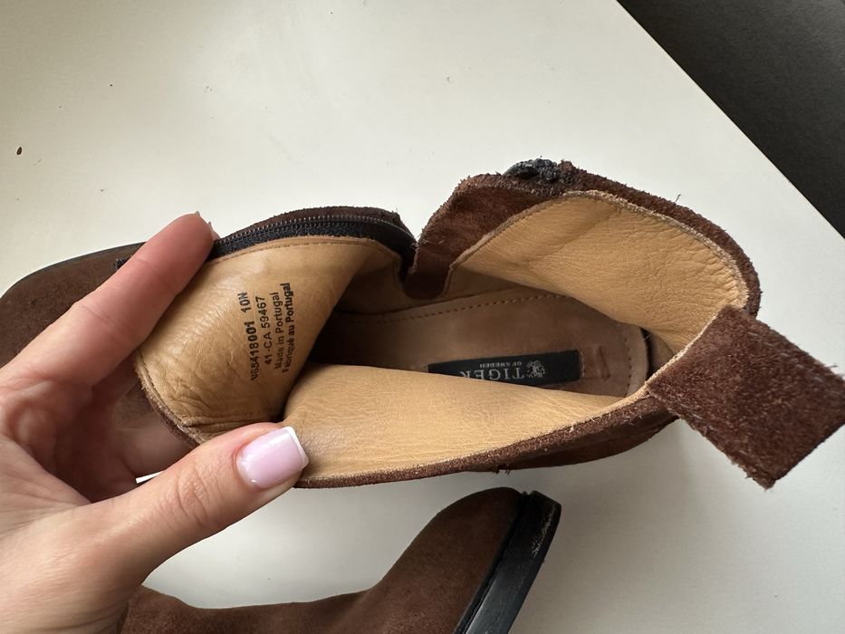 Замшеві чоловічі ботинки tiger of sweden 41(42)