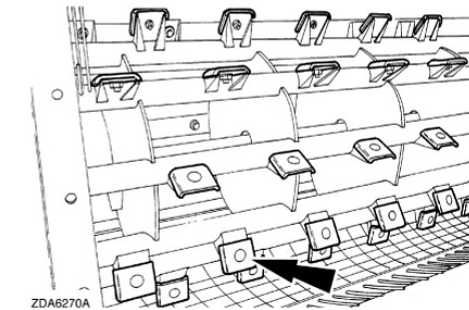Zestaw nakładek separatora (70szt+mocow.) NEW HOLLAND CX,TC, 8403,0181