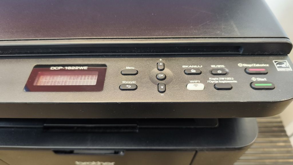 Brother DCP-1622WE LASER mono WIFI 3W1 jak nowa mały przebieg