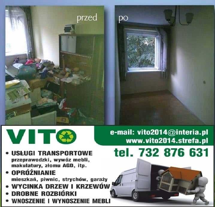 złota rączka drobne naprawy transport busem wycinka drzew wywóz mebli