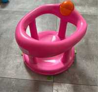 Krzeselko kąpielowe rozowe