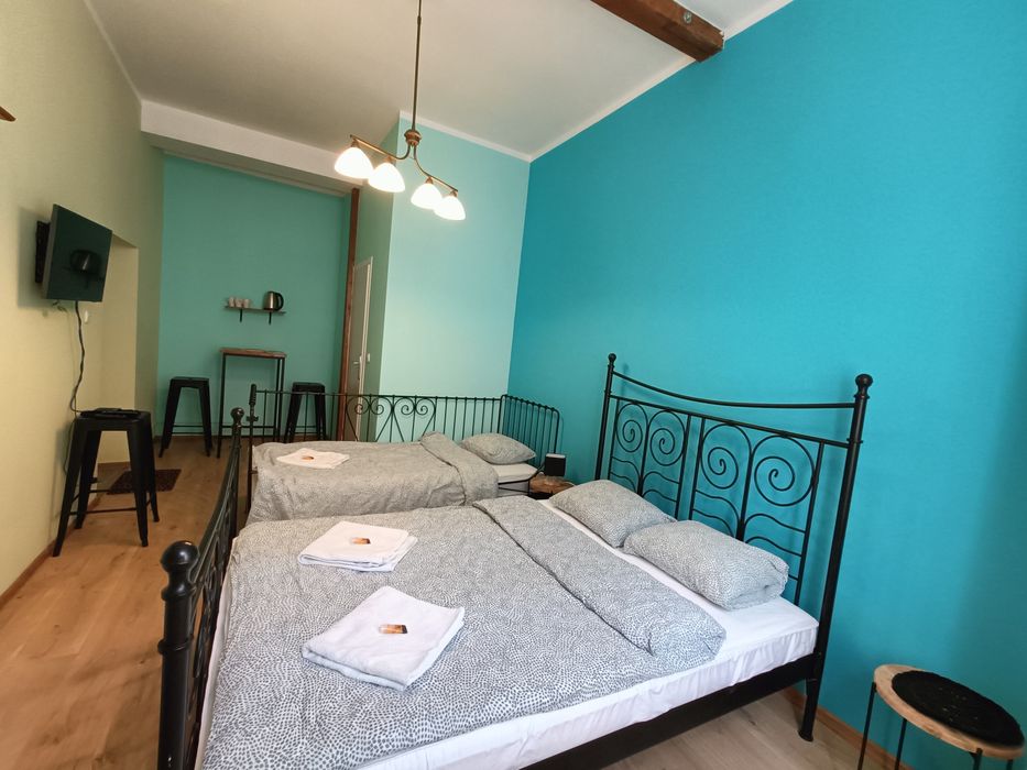 Pokój z łazienką na doby, najem krótkoterminowy, Centrum dla 3 osób