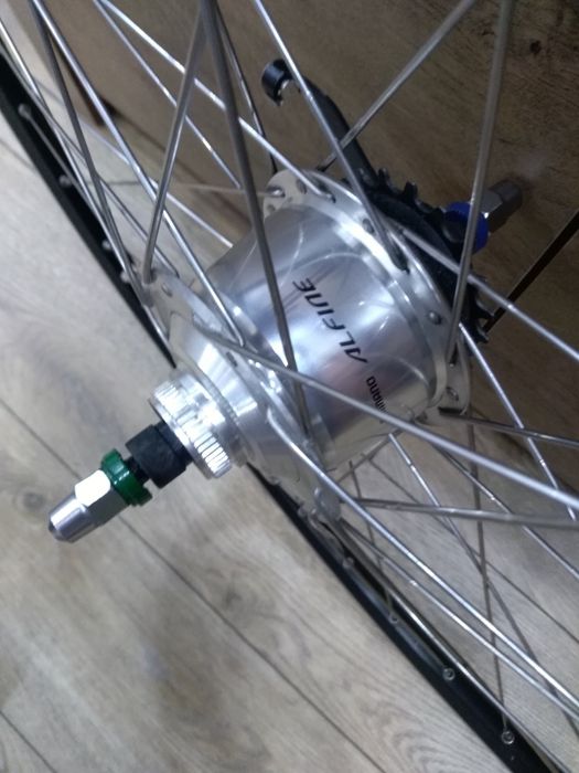 Koło shinamo alfine 8 pod hamulec tarczowy 28cali