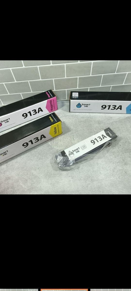 Оригінальні Картриджі  HP для PageWide 352dw/377dw/452dwt, HP 913A