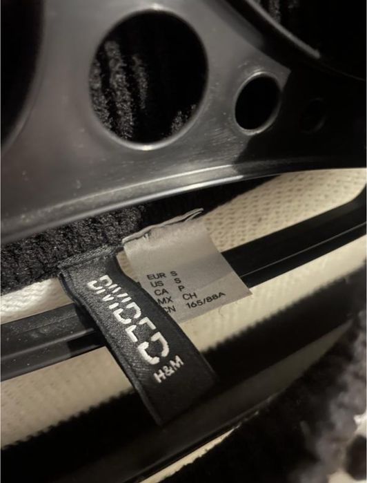 Кофта h&m divided в полоску, полосатий светр чорно-білий