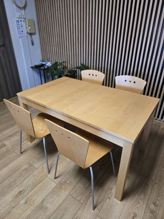 Stół drewniany rozkładany 140