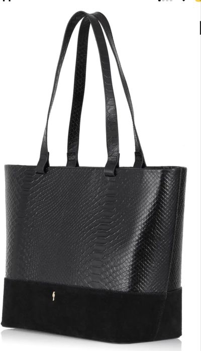 Skorzana totebka  Ochnik shopperka