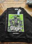 Bluza  czarna Minecraft