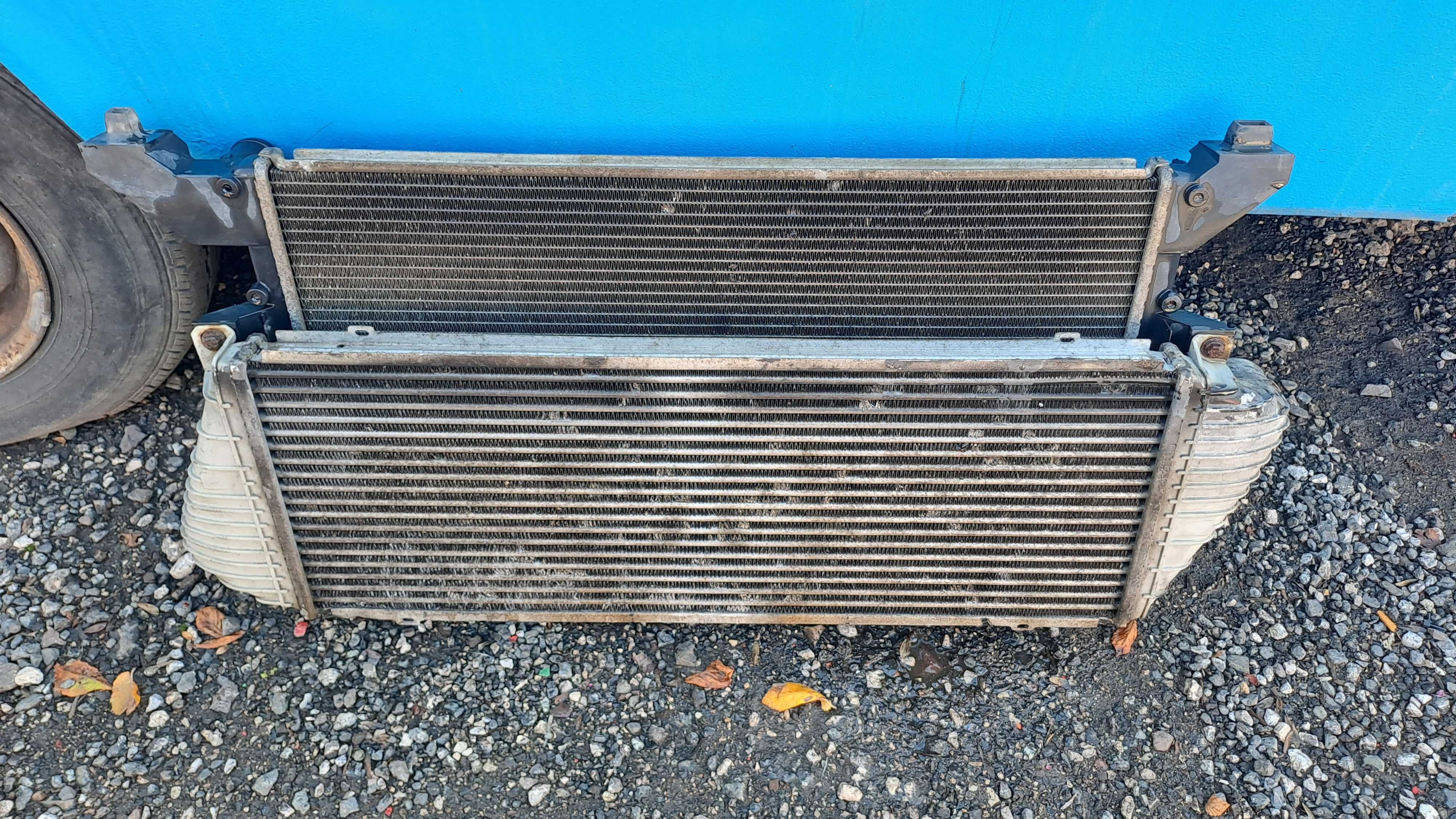 Chłodnica wody + intercooler VW LT 2.8 TDI komplet