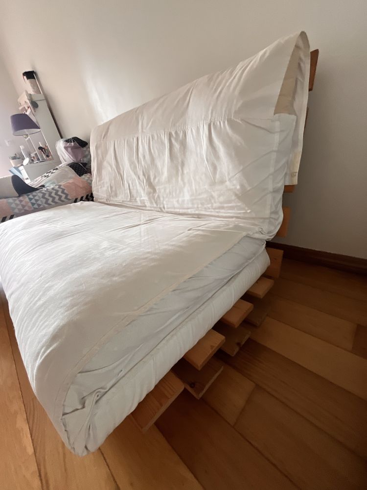 Ikea sofá cama muito pouco uso