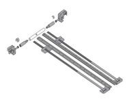 Blum ZST.600TV боковий стабілізатор для шухляди повного висуву