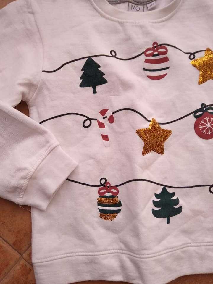 Camisola de Natal menina Tam.7/8 Anos