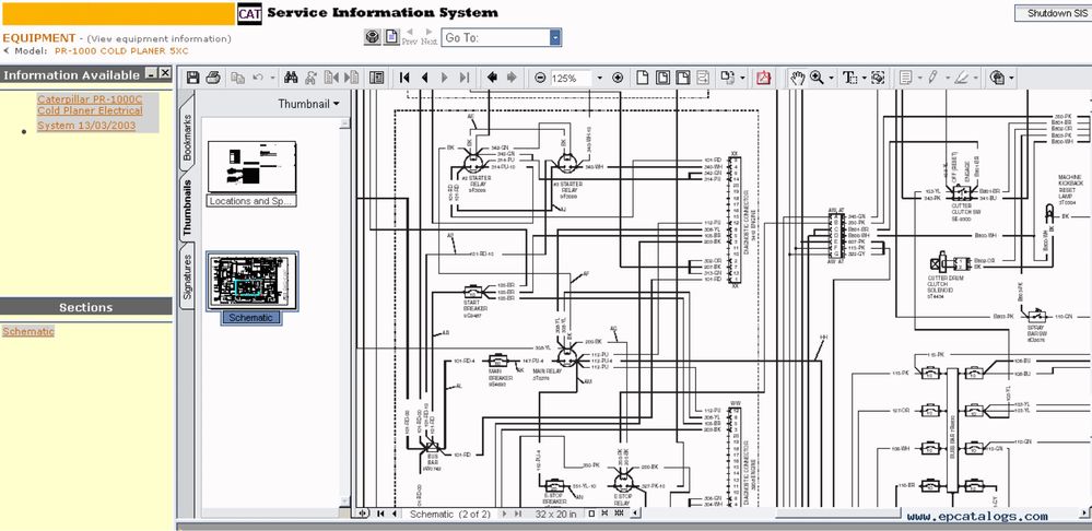 Caterpillar SIS - program serwisowy - instrukcje napraw - dtr schematy