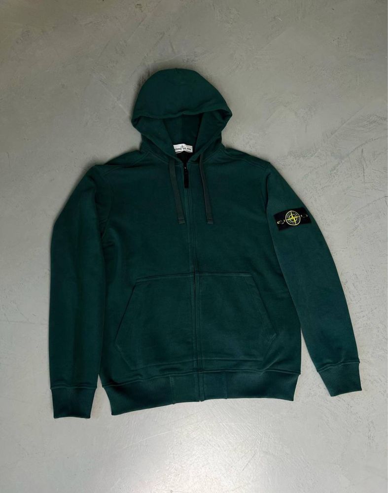 Зіп худі Stone Island | Кофта Стон Айленд | Стонік Чоловічий Синій