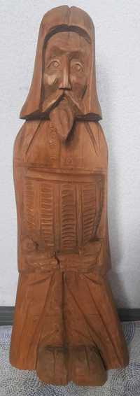 Drewniana figurka rękodzieło 'świątek' 55 cm