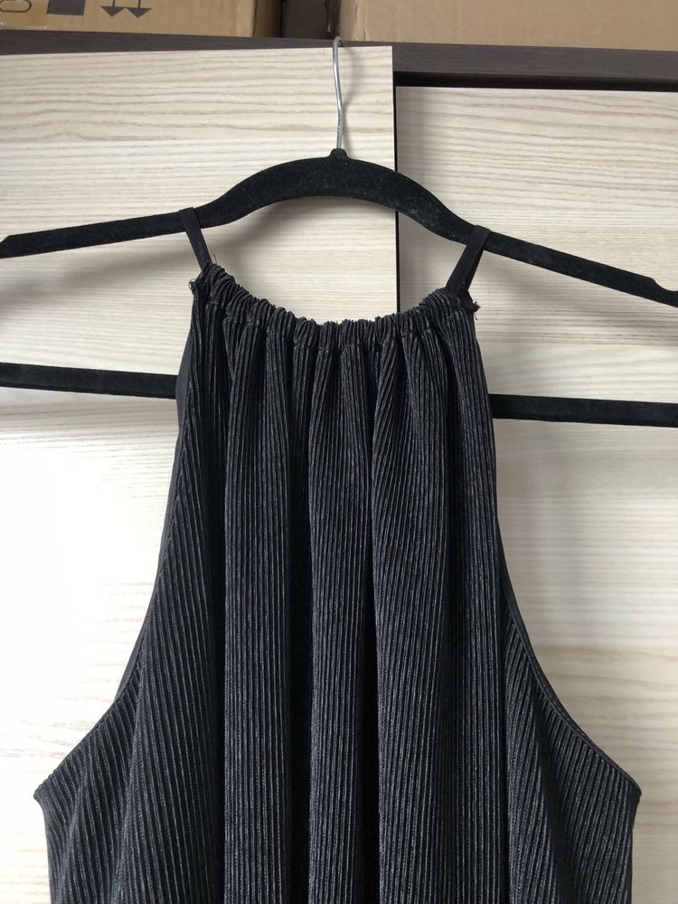Dluga czarna sukienka Mohito