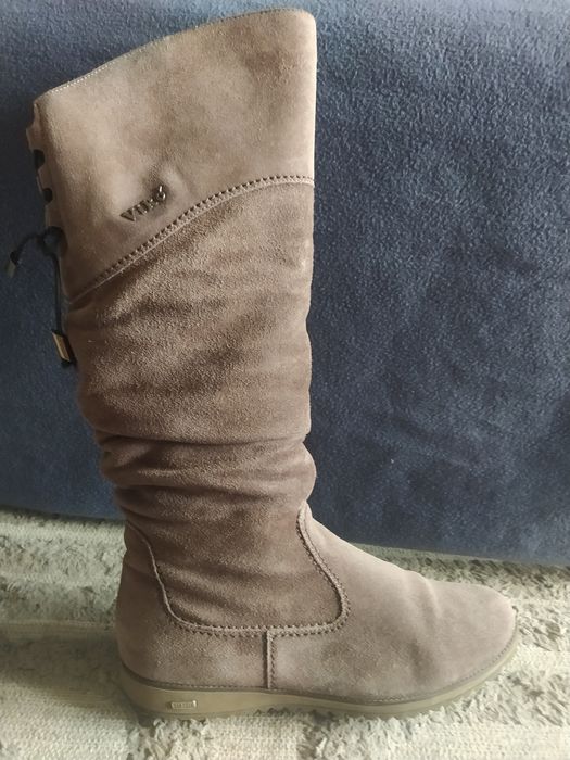 Жіночі чоботи, натуральна замша, 39 р.