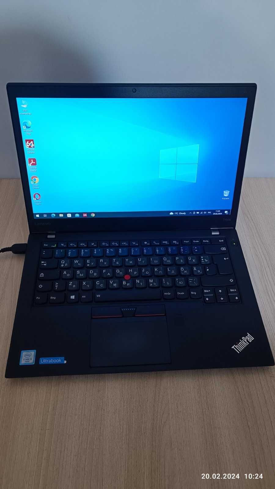 Lenovo ThinkPad T460S /FHD IPS (i5-6200u/8Gb/240Gb SSD/IntelHD 520)
