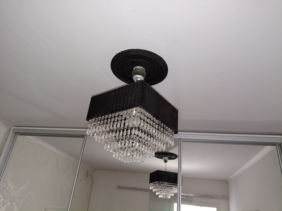 Lampa sufitowa wisząca kryształki