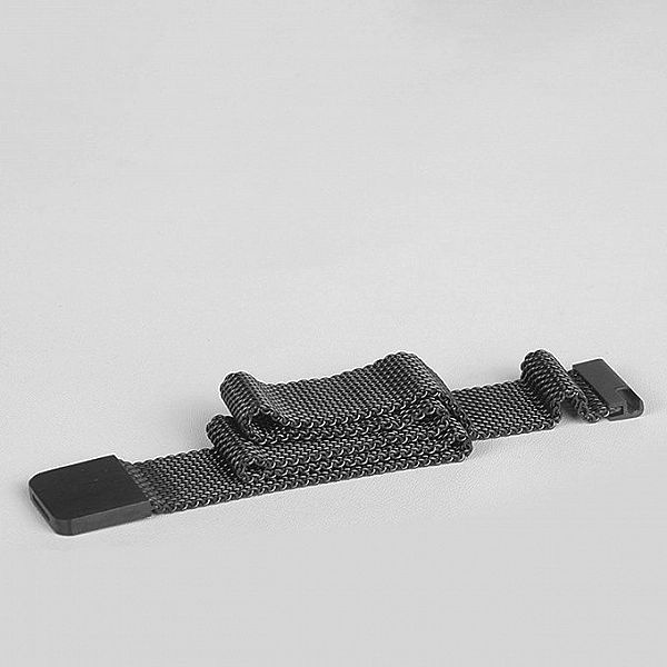 Metalowa Bransoleta do Mi Band 3 / 4 / 5 / 6 / 7 czarny