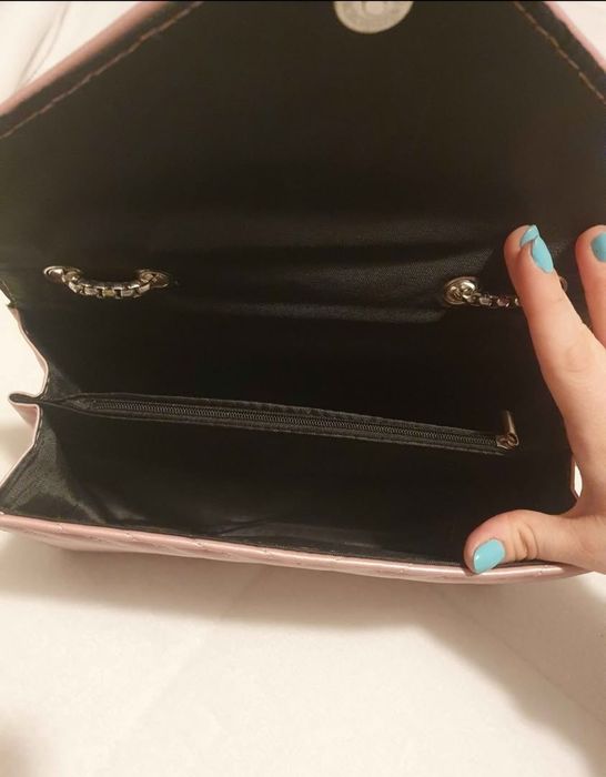 Mala tira colo rosa bebé