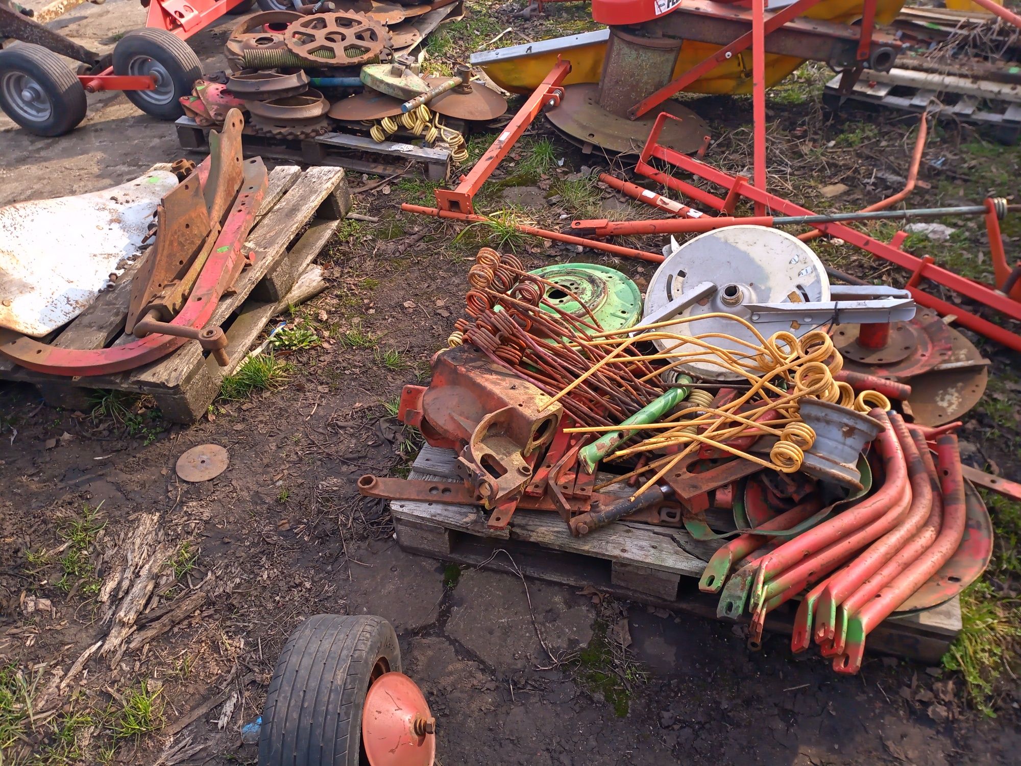 claas vicon Części do przewracarki zgrabiarki kosiarki krone pługa