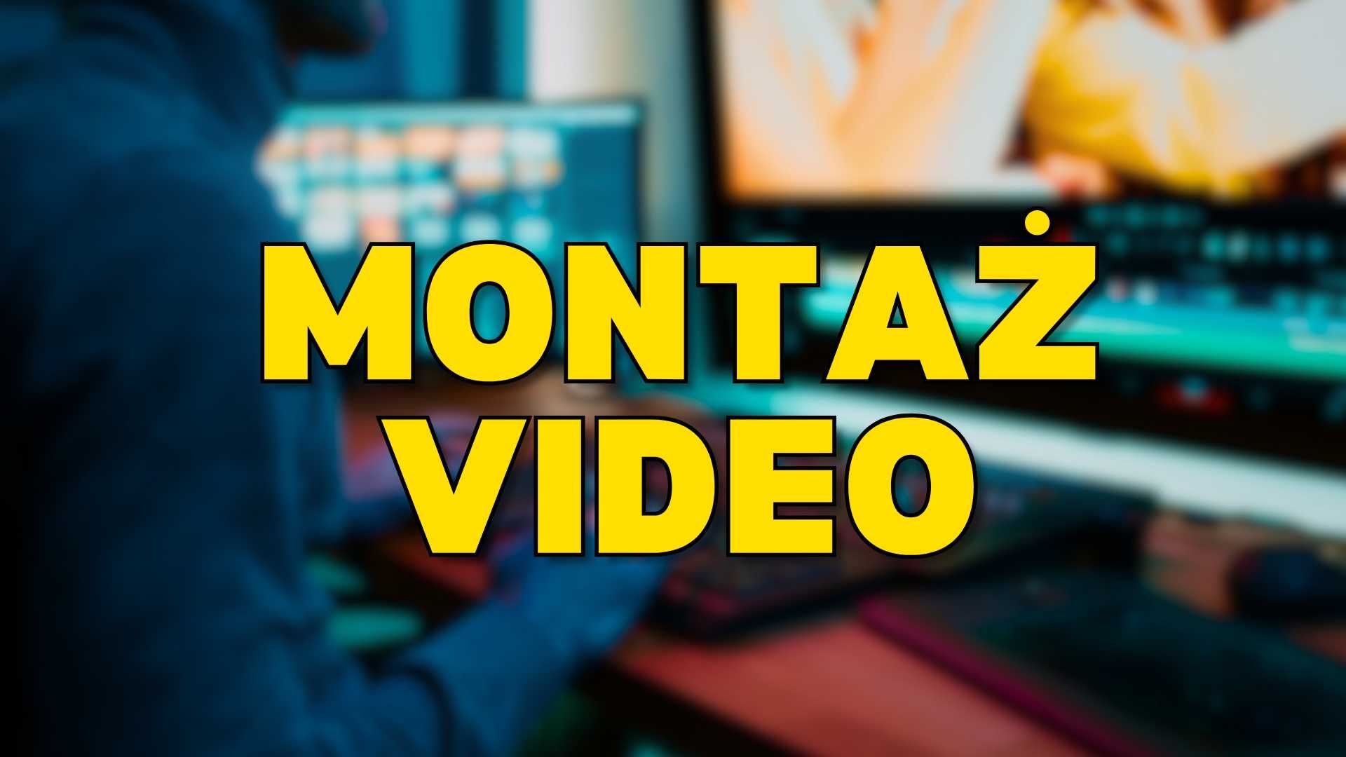 Montażysta - Montaż wideo / Filmów / Youtube / Shorts / Reels