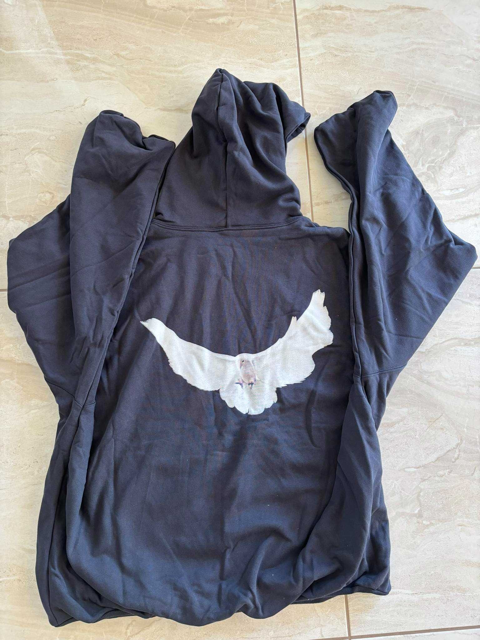 bluza Yeezy Gap Engineered by Balenciaga Dove Hoodie granatowa size L