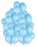 Balony lateksowe 5-calowe NIEBIESKIE kpl 50 szt ok. 20 cm