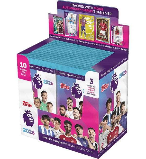 Box Topps Premier League 2026 Debut Edition